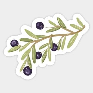 olive branch Sticker